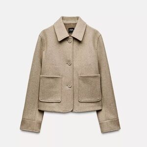 Zara Women's Tan Jacket size XS